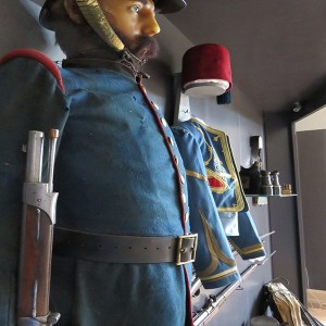 Musee Woerth scenographie vitrine infanterie